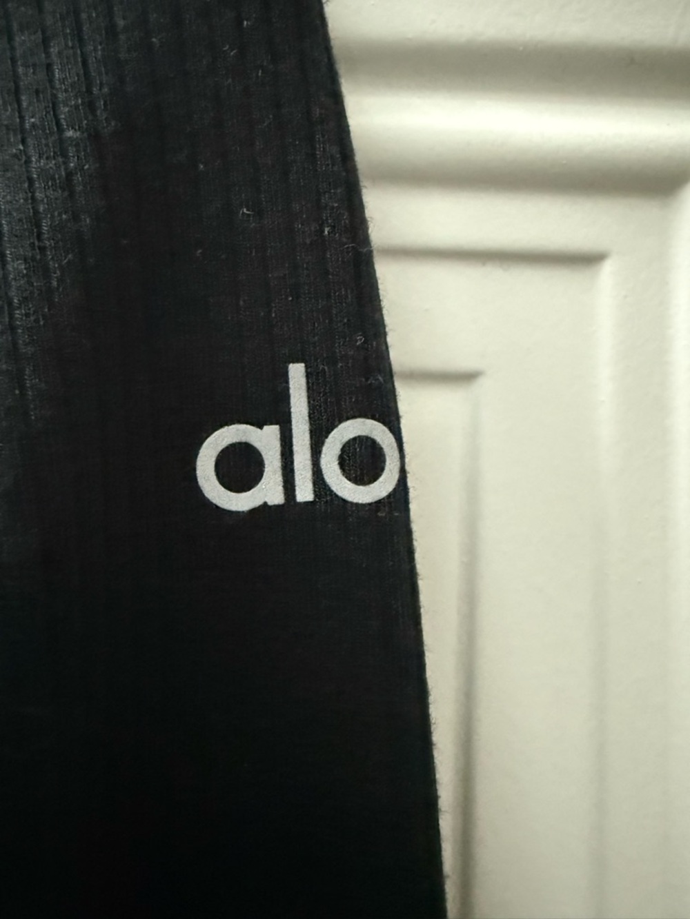 ALO Rise Up Black Long-Sleeve Quarter-Zip Bodysuit - Picture 5 of 5